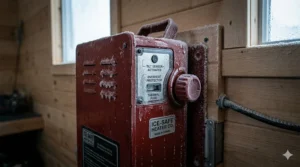 Durable electric heater designed for harsh Canadian winters. / Chaufferette robuste conçue pour les hivers canadiens.