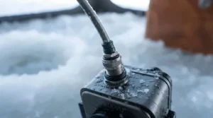 Durable, freeze-resistant cable for DVR ice fishing camera systems